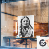Lakota Chief Surrender: Sitting Bull Fort Buford Raamsticker (Cafe Raam)