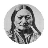 Lakota Chief Surrender: Sitting Bull Fort Buford Snijplank (Voorkant)