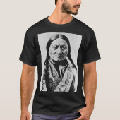Lakota Chief Surrender: Sitting Bull Fort Buford T-shirt (Voorkant)