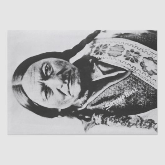 Lakota Chief Surrender: Sitting Bull Fort Buford Tissuepapier (Voorkant)