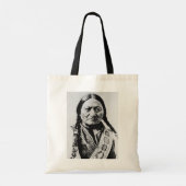 Lakota Chief Surrender: Sitting Bull Fort Buford Tote Bag (Achterkant)