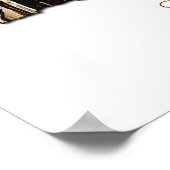 Lakota Chieftain Art en Native American Poem Poster (Hoek)