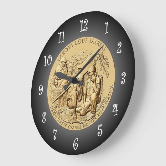 Lakota Code Talkers Bronzen medaille ~ Grote Klok (Hoek)