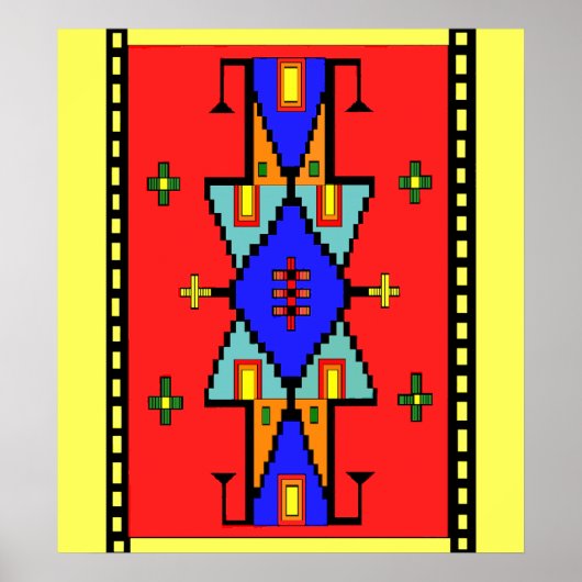 Lakota Dreams Blanket Design Poster (Voorkant)