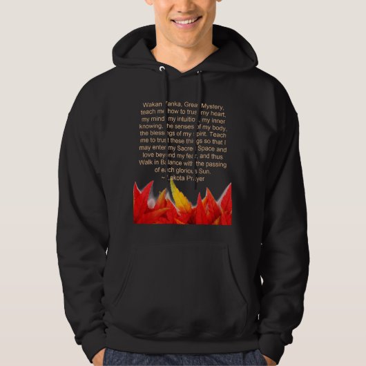 lakota gebeden mannen hoodie (Voorkant)