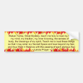 lakota gebeitel bumper sticker (Voorkant)