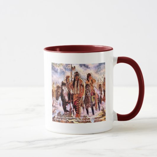 Lakota indiaanse natuurspreuk mok (Rechts)