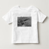Lakota Indiaas kamp op de witte klei Kinder Shirts (Voorkant)