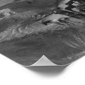 Lakota Indiaas kamp op de witte klei Poster (Hoek)