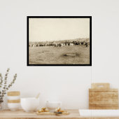 Lakota Indian Council te Pine Ridge SD 1891 Poster (Keuken)