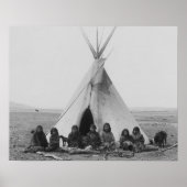 Lakota Indian Tipi Print (Voorkant)