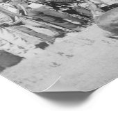 Lakota Indians die foto's van vee maken Poster (Hoek)