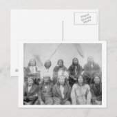 Lakota Indische chef-koks die generaal Miles tot E Briefkaart (Voorkant / Achterkant)