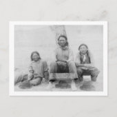 Lakota Indische tieners in het Western dress Briefkaart (Voorkant)