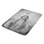 Lakota leider Sitting Bull Indiaanse Indiaan Badmat (Gekanteld)