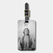 Lakota leider Sitting Bull Indiaanse Indiaan Bagagelabel (Voorkant verticaal)