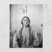 Lakota leider Sitting Bull Indiaanse Indiaan Briefkaart (Voorkant)