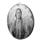 Lakota leider Sitting Bull Indiaanse Indiaan Dartbord (Voorkant Rechts)