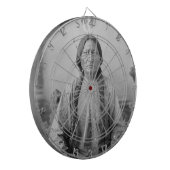 Lakota leider Sitting Bull Indiaanse Indiaan Dartbord (Voorkant Links)