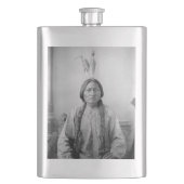 Lakota leider Sitting Bull Indiaanse Indiaan Flacon (Voorkant)
