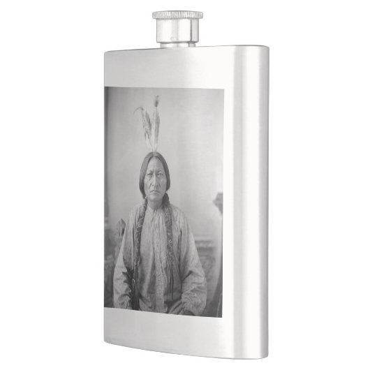 Lakota leider Sitting Bull Indiaanse Indiaan Flacon (Links)