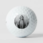 Lakota leider Sitting Bull Indiaanse Indiaan Golfballen (Voorkant)
