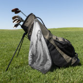 Lakota leider Sitting Bull Indiaanse Indiaan Golfhanddoek (Groen)