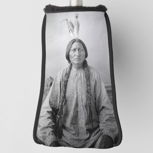 Lakota leider Sitting Bull Indiaanse Indiaan Golfheadcover (Draai 90)