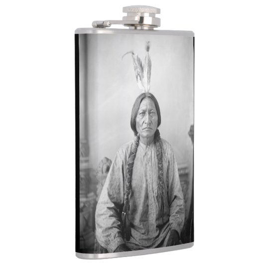 Lakota leider Sitting Bull Indiaanse Indiaan Heupfles (Rechts)