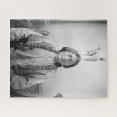 Lakota leider Sitting Bull Indiaanse Indiaan Legpuzzel (Horizontaal)