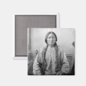 Lakota leider Sitting Bull Indiaanse Indiaan Magneet (Voorkant / Achterkant)