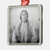 Lakota leider Sitting Bull Indiaanse Indiaan Metalen Ornament (Links)