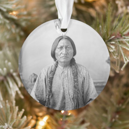 Lakota leider Sitting Bull Indiaanse Indiaan Ornament (Boom)