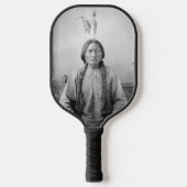 Lakota leider Sitting Bull Indiaanse Indiaan Pickleball Paddle (Voorkant)