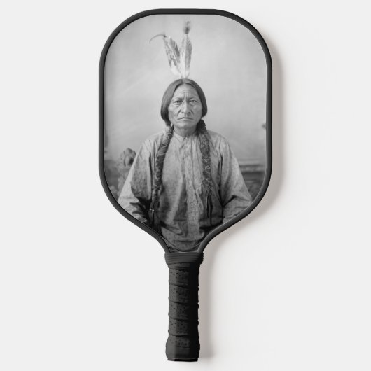 Lakota leider Sitting Bull Indiaanse Indiaan Pickleball Paddle (Achterkant)