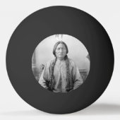 Lakota leider Sitting Bull Indiaanse Indiaan Pingpongbal (Achterkant)