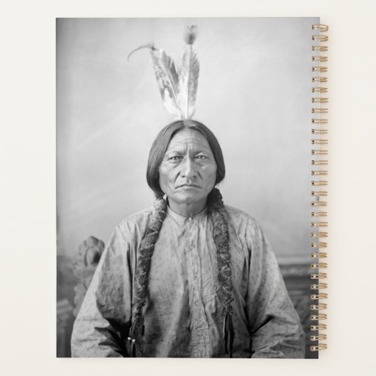 Lakota leider Sitting Bull Indiaanse Indiaan Planner (Achterkant)