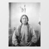 Lakota leider Sitting Bull Indiaanse Indiaan Raamsticker (Vel)