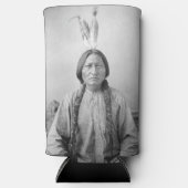 Lakota leider Sitting Bull Indiaanse Indiaan Seltzer Blikjeskoeler (Voorkant)