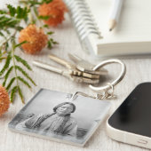 Lakota leider Sitting Bull Indiaanse Indiaan Sleutelhanger (Voorkant Rechts)