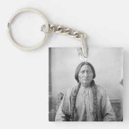 Lakota leider Sitting Bull Indiaanse Indiaan Sleutelhanger