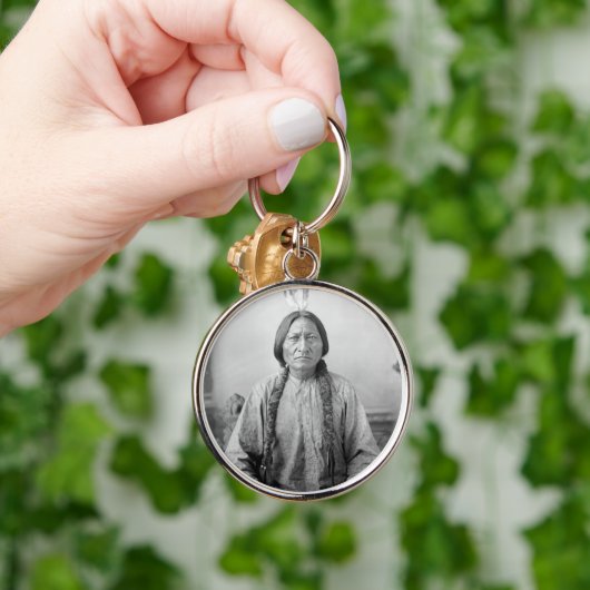 Lakota leider Sitting Bull Indiaanse Indiaan Sleutelhanger (Hand)