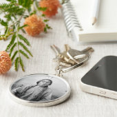 Lakota leider Sitting Bull Indiaanse Indiaan Sleutelhanger (Zijkant)