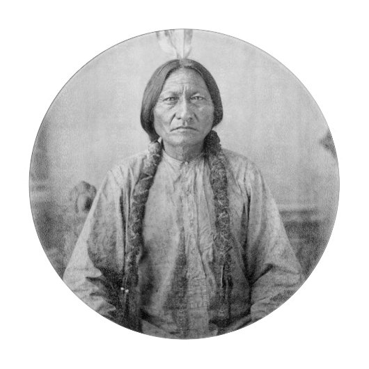 Lakota leider Sitting Bull Indiaanse Indiaan Snijplank (Voorkant)