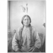 Lakota leider Sitting Bull Indiaanse Indiaan Sticker (Voorkant)