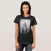 Lakota leider Sitting Bull Indiaanse Indiaan T-shirt (Voorkant volledig)