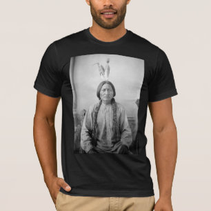 Lakota leider Sitting Bull Indiaanse Indiaan T-shirt