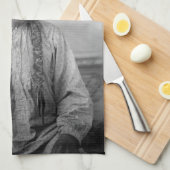 Lakota leider Sitting Bull Indiaanse Indiaan Theedoek (Quarter Fold)