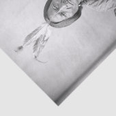 Lakota leider Sitting Bull Indiaanse Indiaan Tissuepapier (Detail)