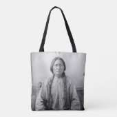 Lakota leider Sitting Bull Indiaanse Indiaan Tote Bag (Achterkant)